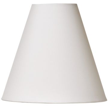 Lilja SK837 lampeskjerm, E27 festering topp, diameter 21 cm, Hvit