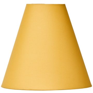 Lilja SK837 lampeskjerm, E27 festering topp, diameter 21 cm, Gul