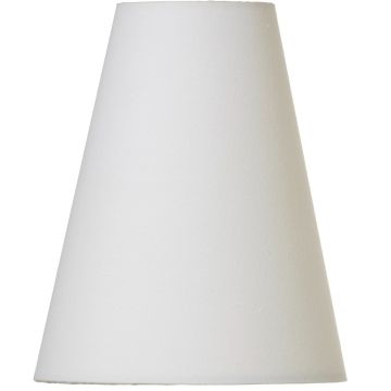 Tulpan SK852 lampeskjerm, Konisk med klofeste for E27, høyde 22 cm, Offwhite