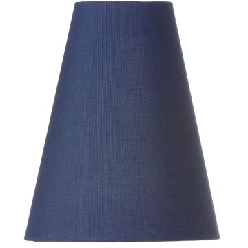 Tulpan SK852 lampeskjerm, Konisk med klofeste for E27, høyde 22 cm, Blå