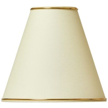 Lotus SK946 lampeskjerm, E27 festering topp, diameter 21 cm, Offwhite