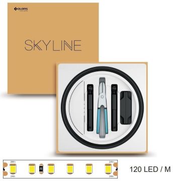 SkyLine 24V 2700K 8,7W/m, indirekte, 12 meter pakke