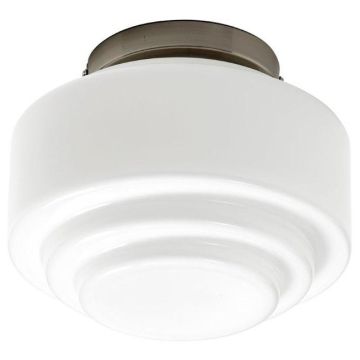 Lagan taklampe, diameter 25 cm, Børstet nikkel