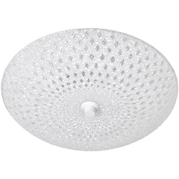 Ånge ruter plafond, diameter 30 cm, Hvit