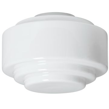 Orsa Pottan, diameter 24 cm, Opalhvitt glass