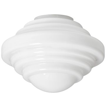 Orsa Bikupa, diameter 24 cm, Opalhvitt glass