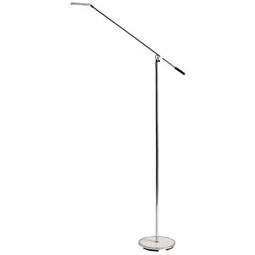 Tammi gulvlampe LED 5W, Krom / Hvit