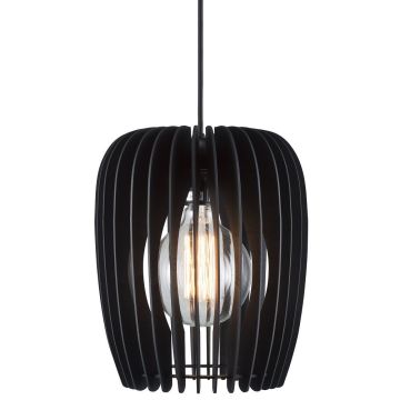 Tribeca takpendel, diameter 24 cm, 3 meter ledning, Sort
