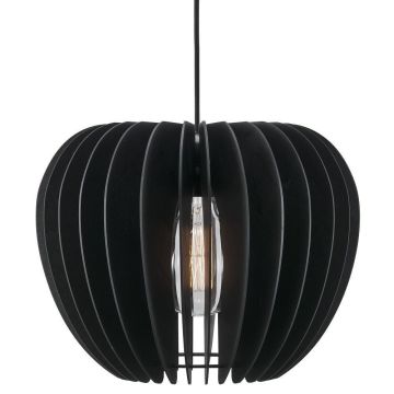 Tribeca takpendel, diameter 38 cm, 3 meter ledning, Sort