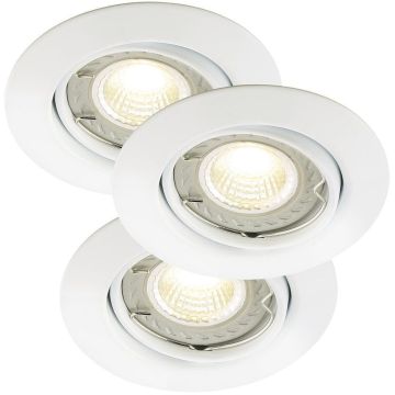 Triton downlight for GU10, pakke med 3