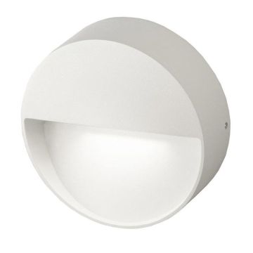Vigo utendørs vegglampe, diameter 11 cm, 4W LED 3000K 485lm