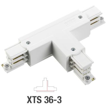 Global Trac Pro T-skjøt XTS 36 (Utside/Høyre), Hvit