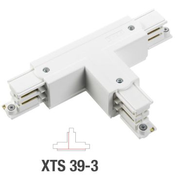 Global Trac Pro T-skjøt XTS 39 (Utside/Venstre), Hvit