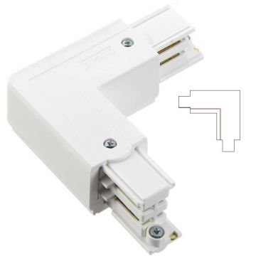 Global Trac Pro L-skjøt XTS 34 (Innside), Hvit