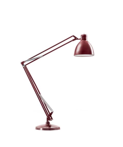 JJ Big gulvlampe LED 2700K 6433lm, Casambi®, maksimal høyde 315 cm, Rød