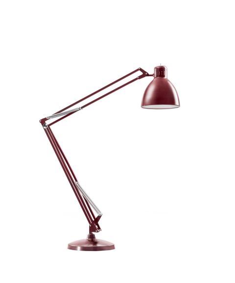 JJ Big gulvlampe LED 2700K 6433lm, Casambi®, maksimal høyde 315 cm, IP65, Rød
