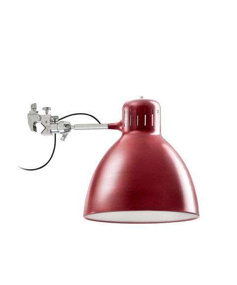 JJ Big Grip-lampe LED 2700K 6433lm, diameter 41 cm, med dimmer, Rød