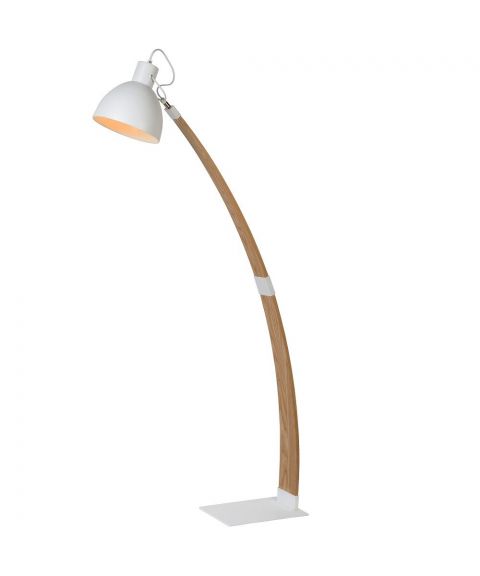 Curf gulvlampe, høyde 143 cm, Hvit