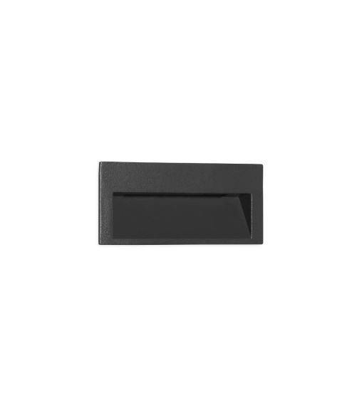 Tiny innfelt vegglampe, 8,2 cm, (urban grey), Antrasitt