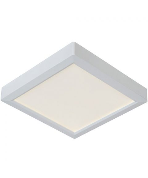 Tendo taklampe firkantet, bredde 22 x 22 cm, LED 3000K 1340lm, Hvit