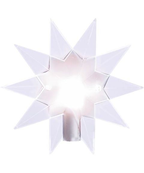 Topsy toppstjerne frostet med klare tupper