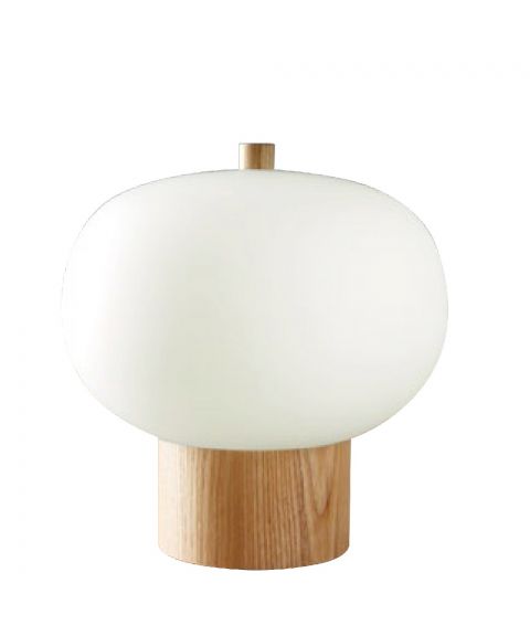 iLargi bordlampe, diameter 24 cm, 8W LED Touch dim