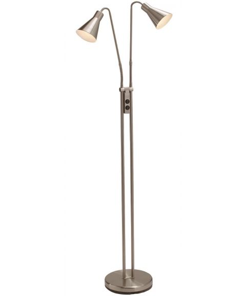 Odense duo gulvlampe, høyde 150 cm, Stål