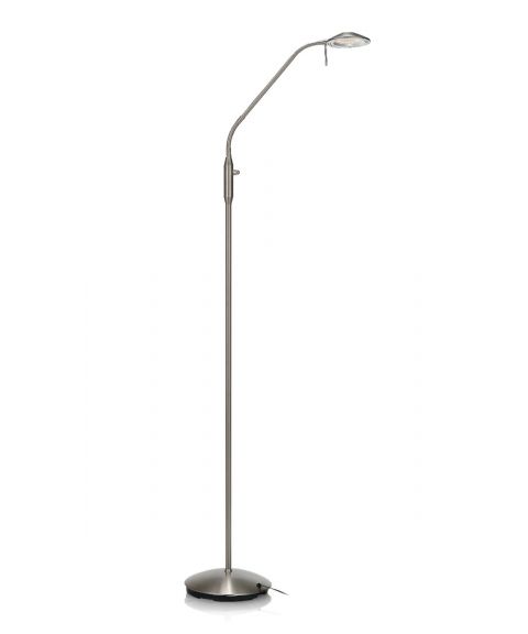 Hudson gulvlampe med dimmer, 6W LED 3000K, 450lm, høyde 135 cm