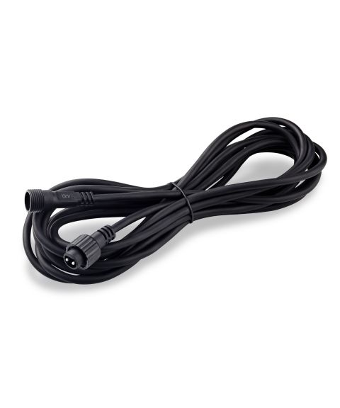 [3] Garden 24 kabel, 10 meter forlenger, Sort