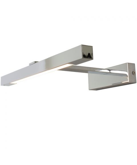 Lucca vegglampe, 9W LED 3000K 430lm, Krom