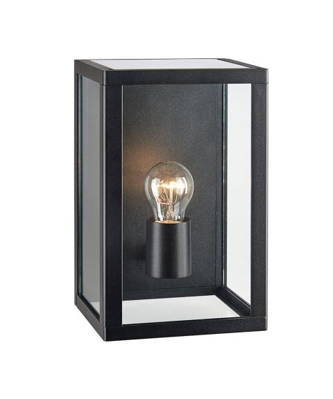 Pelham vegglampe IP44, Sort