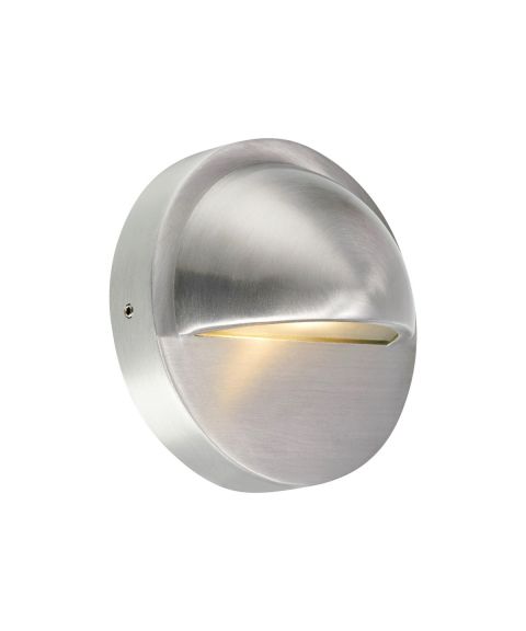 [2] Garden 24 vegglampe, diameter 10 cm (u/trafo), 3000K 40lm, Aluminium