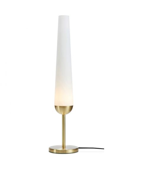 Bern bordlampe, høyde 63 cm, Børstet messing