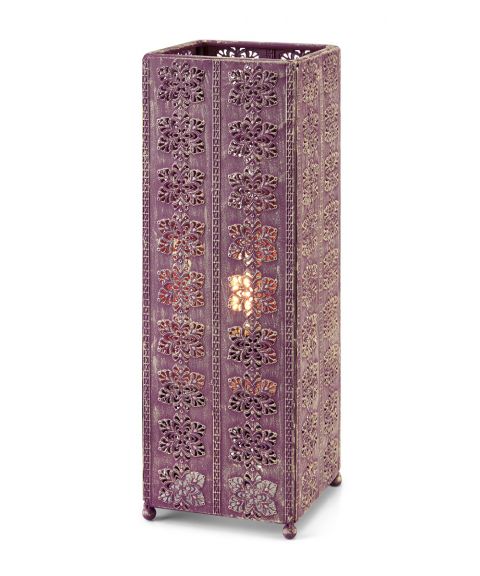 Agra bordlampe, høyde 33 cm, Lilla