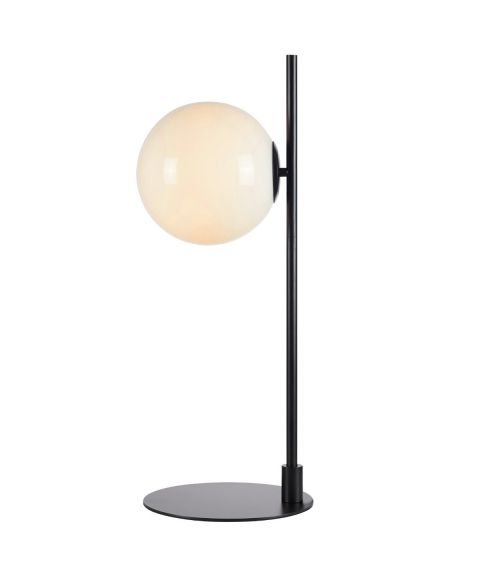 Dione bordlampe, høyde 62 cm, Sort / Hvit