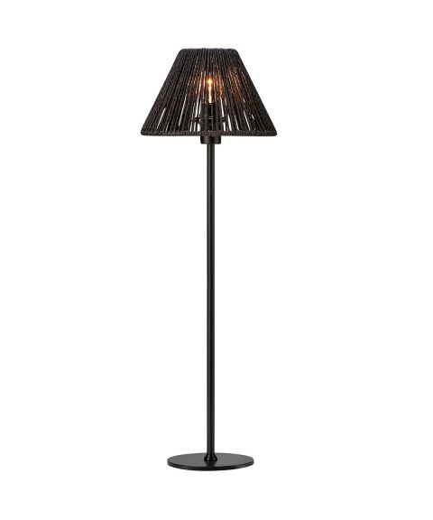 Corda bordlampe, høyde 62 cm, Sort