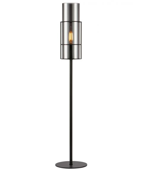 Torcia bordlampe, høyde 65 cm, Sort / Røykfarget