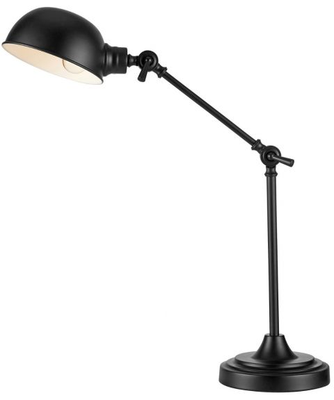 Portland bordlampe, høyde 67 cm, Sort