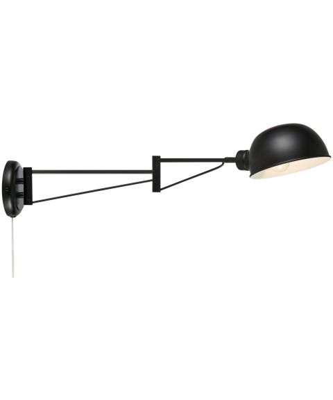 Portland vegglampe med lang arm, fremspring 76 cm