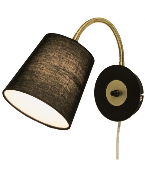 Ljusdal vegglampe med dimmer, fra Aneta Lighting