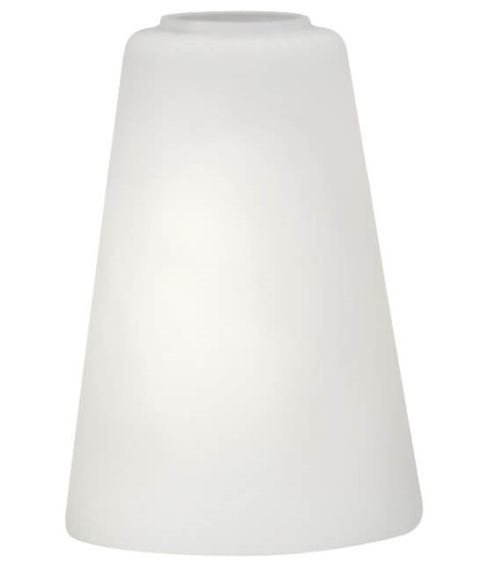 Reserveglass for Plankan pendelskinne, Opalhvitt
