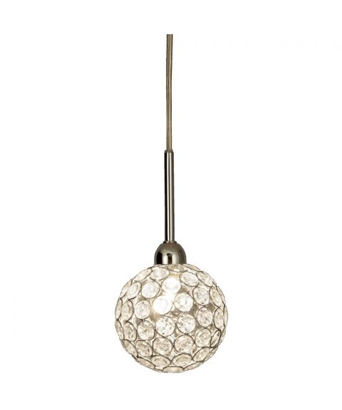 Bling vinduspendel, diameter 11 cm, Krom