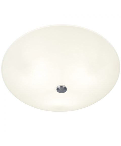 Iglo plafond, diameter 42 cm, Hvit / Stål