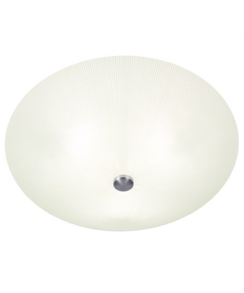 Stråla plafond, diameter 42 cm, Hvit / Stål