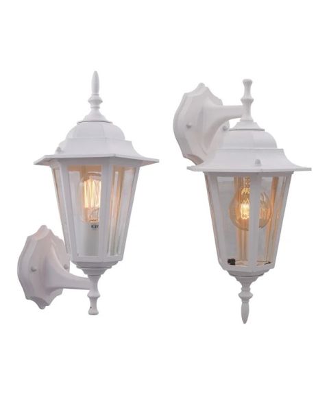 Trysil vegglampe utendørs IP44, Hvit (begrenset antall)