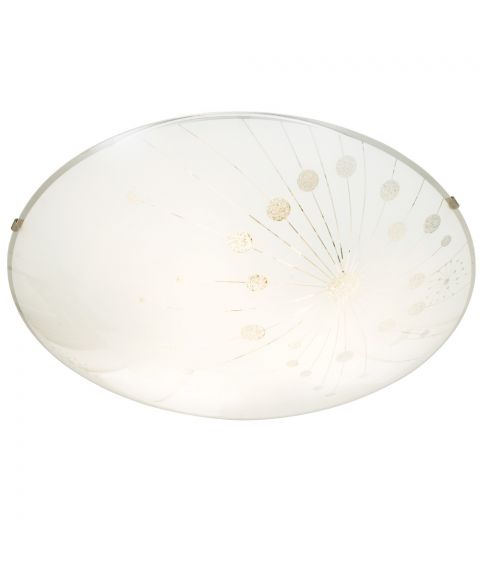 Capillata plafond, diameter 40 cm, Hvit