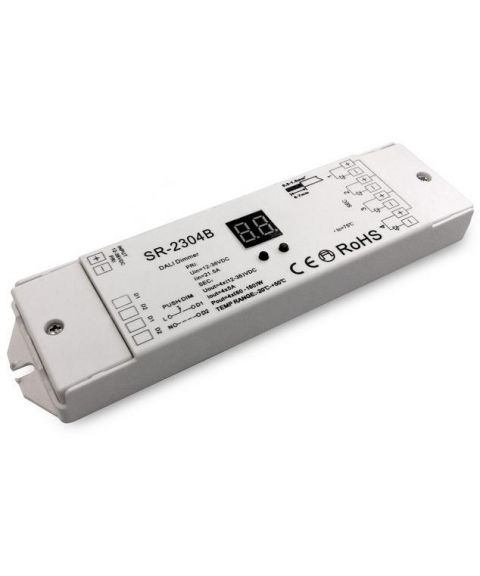 Dali dimmer 4 x 60-180W, 4 adresser 