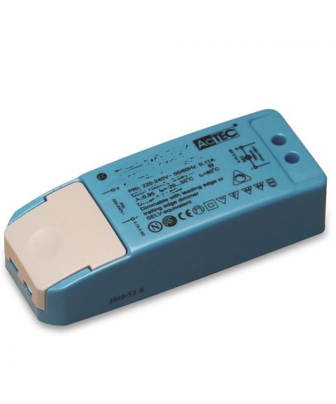 Elektronisk transformator 12V AC 0-70W AcTEC 