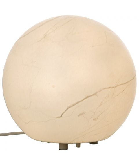 Moon bordlampe, diameter 25 cm, Hvit