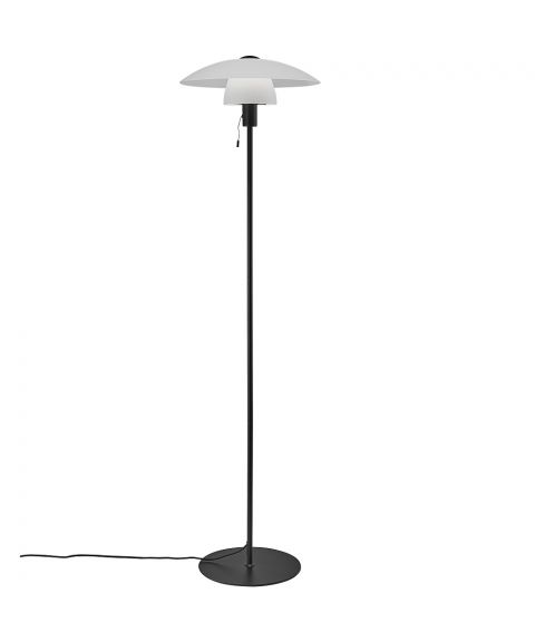 Verona gulvlampe, høyde 150 cm, Opalhvit